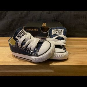 Infant Converse Lace-Up Sneaker Navy Blue / Size 2